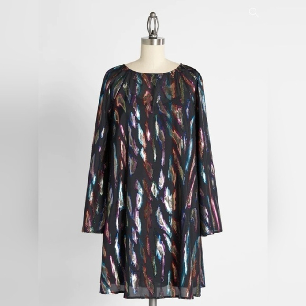 MOD CLOTH | Northern Lights Metallic Dress
